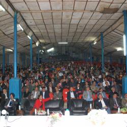 Image of Pensioners attending the Awareness Programme at Aizwal under the Chairmanship of Sh. Alok Rawat, Secretary (Pension)